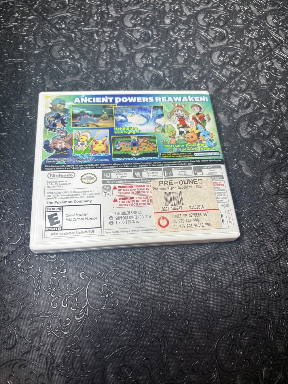 Nintendo Pokémon Alpha Sapphire (3DS) - Blue Game Case - Picture 2 of 4